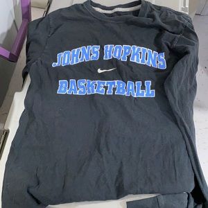 Johns hopkins basketball long sleeve tee